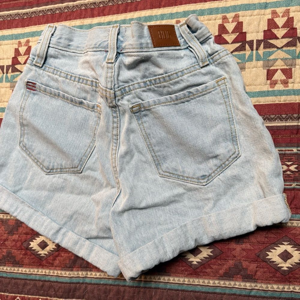 BDG Light Blue Women's mom high rise shorts size 25 - Picture 6 of 6